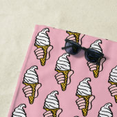 Ice Cream Cones Design Strandlaken (In situ)