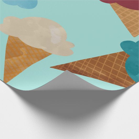 Ice Cream Cones for Days Cadeaupapier (Hoek)