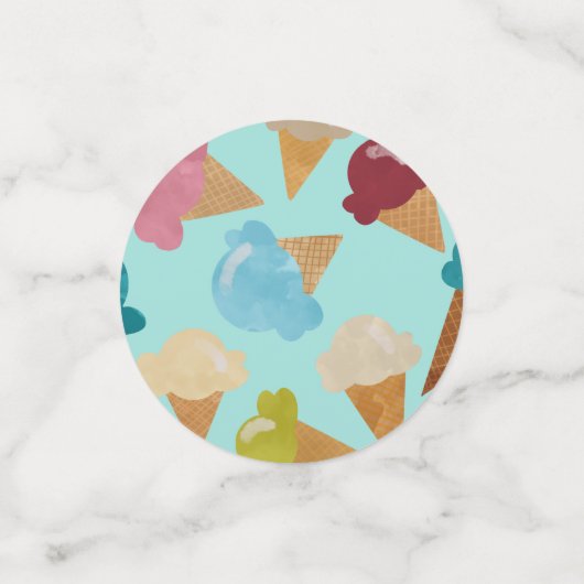 Ice Cream Cones for Days Confetti (Kleine voorkant)