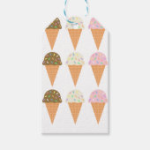 Ice Cream Cones Gift Labels Cadeaulabel (Voorkant)