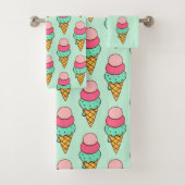 Ice Cream Cones Handdoek Set Gift (Insitu)