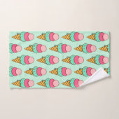 Ice Cream Cones Handdoek Set Gift (Handdoek)
