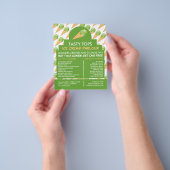 Ice Cream Cones, Ice Cream Parlor Adverteren Flyer (Hand)