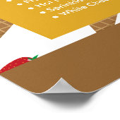 Ice Cream Cones, Ice Cream Parlor Menu Poster (Hoek)