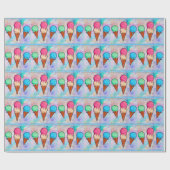 Ice Cream Cones inpakpapier (Vlak)