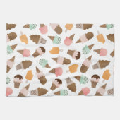 Ice Cream Cones Kitchen Towel Theedoek (Horizontaal)