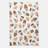 Ice Cream Cones Kitchen Towel Theedoek (Verticaal)