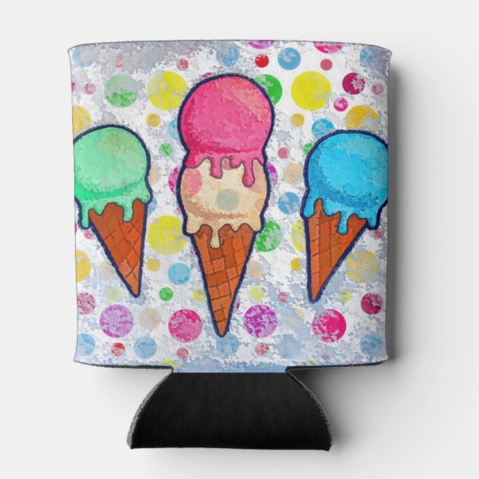 Ice Cream Cones Koelbox Blikjeskoeler (Achterkant)