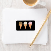 Ice Cream Cones Labels (Insitu)