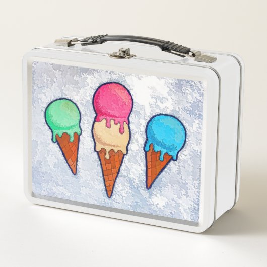 Ice Cream Cones Lunch Box (Voorkant)