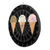 Ice Cream Cones Metal Cage Dartboard Dartbord (Voorkant Rechts)