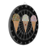 Ice Cream Cones Metal Cage Dartboard Dartbord (Voorkant Links)