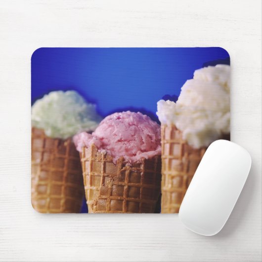 Ice Cream Cones Mousepad Muismat (Met muis)
