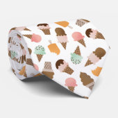 Ice Cream Cones Necktie Stropdas (Opgerold)