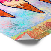 Ice Cream Cones Poster (Hoek)