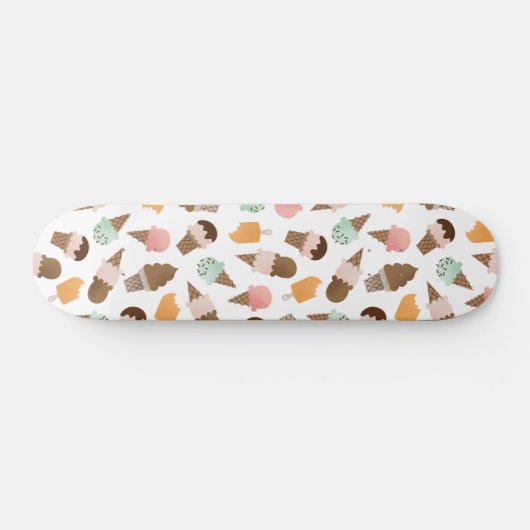 Ice Cream Cones Skateboard Deck (Horizontaal)