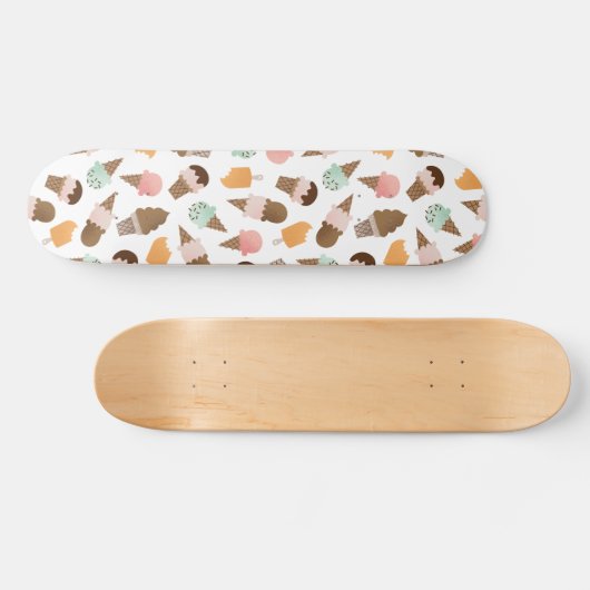 Ice Cream Cones Skateboard Deck (Horizontaal)