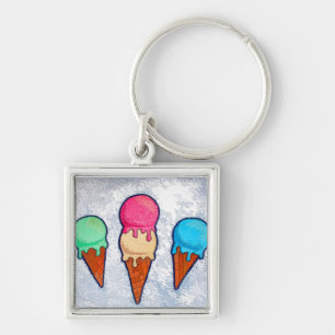 Ice Cream Cones Sleutelhanger