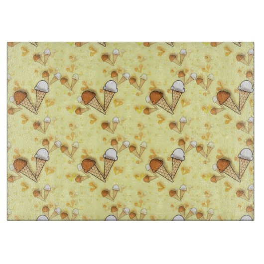 Ice Cream Cones Snijplank (Voorkant)