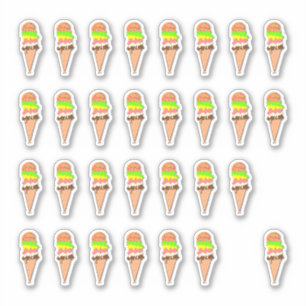Ice Cream Cones Sticker