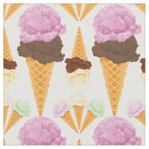 Ice Cream Cones Stof