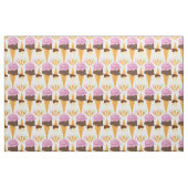 Ice Cream Cones Stof (Fat Quarter)
