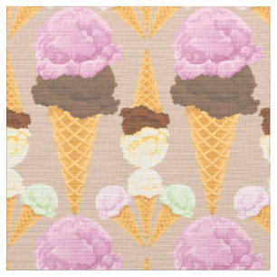 Ice Cream Cones Stof