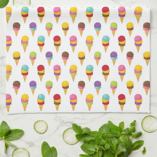 Ice Cream Cones Theedoek (Gevouwen)