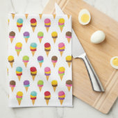 Ice Cream Cones Theedoek (Quarter Fold)