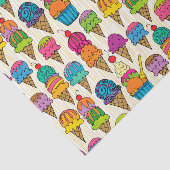 Ice Cream Cones Tissuepapier (Detail)