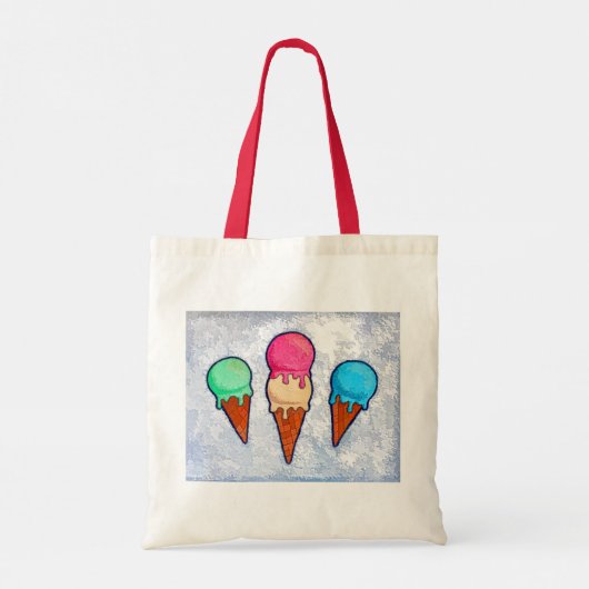 Ice Cream Cones Tote Bag (Achterkant)