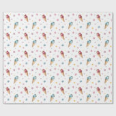 Ice Cream Cones Twins Verjaardag van jongen en mei Cadeaupapier (Vlak)