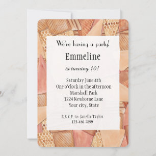 Ice Cream Cones Verjaardag Kaart