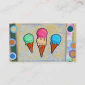 Ice Cream Cones Visitekaartje (Achterkant)