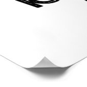 Ice Cream Coom Funny Animal Racoon Pun Poster (Hoek)