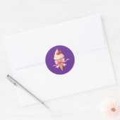 Ice Cream Coquette Bow Ronde Sticker (Envelop)