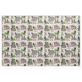 Ice Cream Country Herhaalontwerp Stof (Fat Quarter)