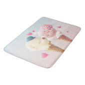 Ice Cream Couple - Liefde bij de eerste klik Badmat (Gekanteld)