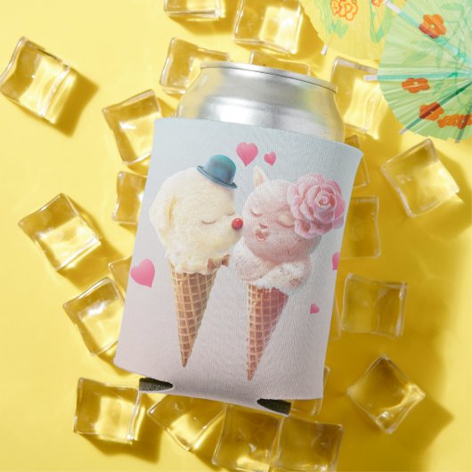 Ice Cream Couple - Liefde bij de eerste klik Blikjeskoeler (Insitu Zomer)