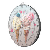 Ice Cream Couple - Liefde bij de eerste klik Dartbord (Voorkant Rechts)