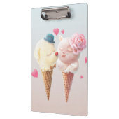 Ice Cream Couple - Liefde bij de eerste klik Klembord (Links)