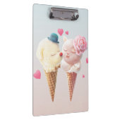 Ice Cream Couple - Liefde bij de eerste klik Klembord (Rechts)