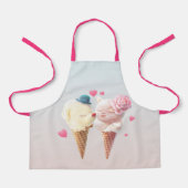 Ice Cream Couple - Liefde bij de eerste klik Schort (Voorkant)