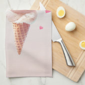 Ice Cream Couple - Liefde bij de eerste klik Theedoek (Quarter Fold)
