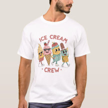 Ice Cream Crew – Schattig Tekenfilm Popsicle & Con