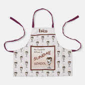 Ice Cream Custom Kinder Apron Schort (Voorkant)