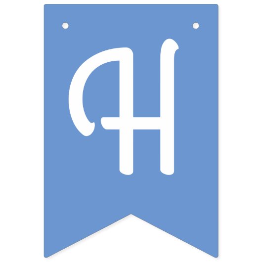 Ice Cream Cute Happy Birthday Bunting Banner (Tweede vlag)