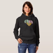 Ice Cream  Cute Heart Valentine's Day Couple Match Hoodie (Voorkant volledig)