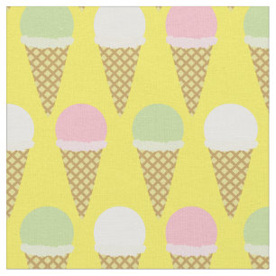 Ice Cream Cute Kinder Food Stof