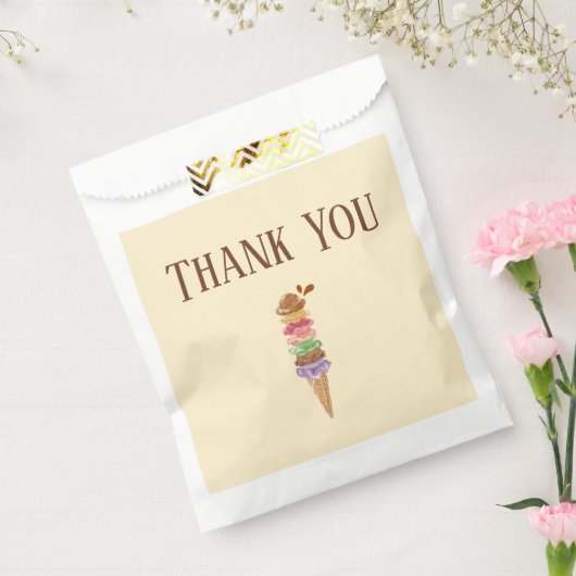 Ice Cream Dank u Bedankzakje (Gezegeld)